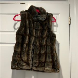 faux fur vest